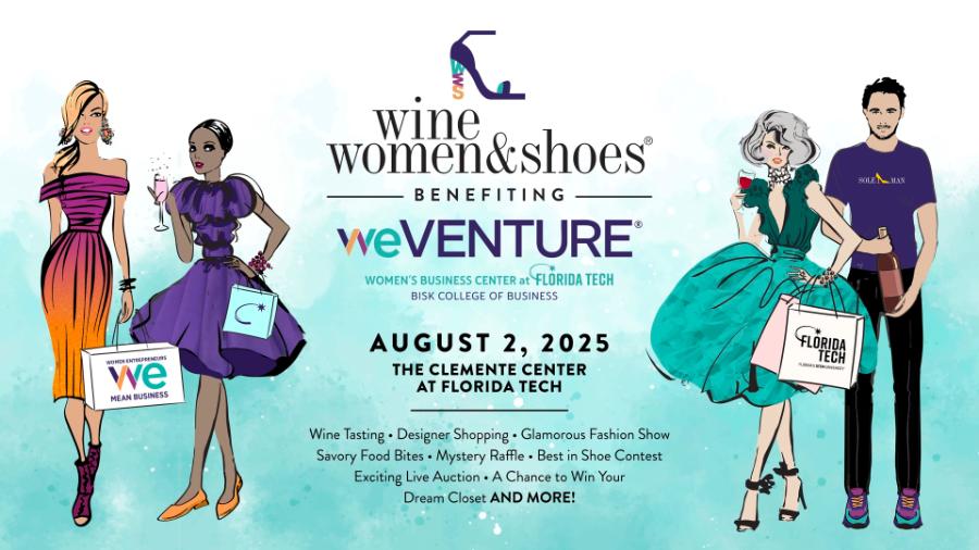 Wine Women & Shoes Space Coast Logo